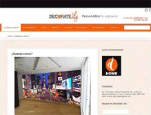 Tablet Screenshot of decoratelife1.com